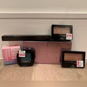 New Eyeshadow Sample Bundle Nars Maybelline Kaia L’Oréal Laura Mercier